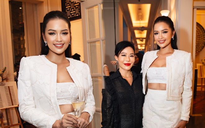 Hoa hậu Ngọc Châu nhẹ nhàng với trang phục trắng tinh khôi, tinh tế khoe cơ bụng săn chắc