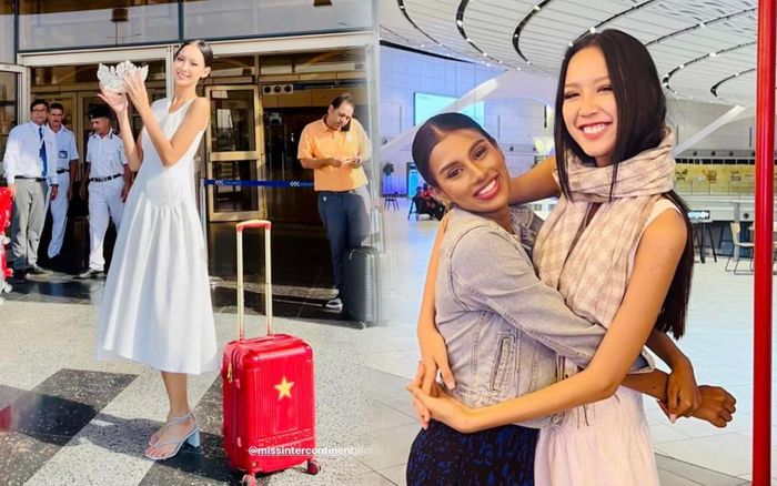 Bảo Ngọc diện váy trắng tinh khôi, bịn rịn chia tay bạn bè quốc tế: Về đi em, triệu fan Việt đang chờ