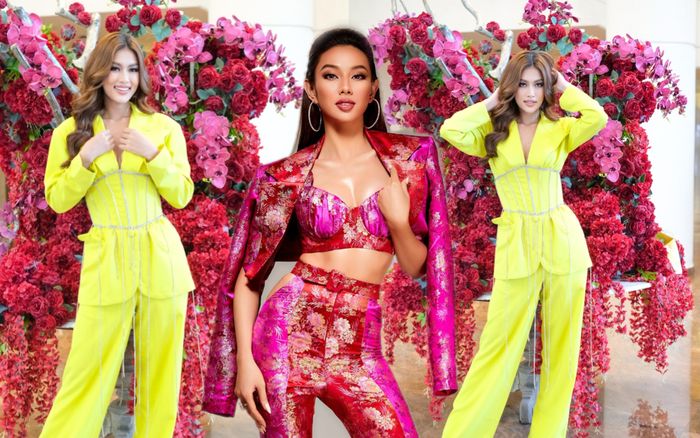 Layout sáng rực tại vòng Interview của Thùy Tiên - Thiên Ân: Mr. Nawat vừa nhìn vừa cho điểm cao?