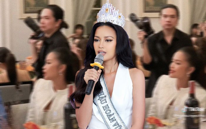 Hoa hậu Ngọc Châu say sưa nghe Thảo Trang trình diễn, có chia sẻ về mẹ khiến dân mạng xúc động