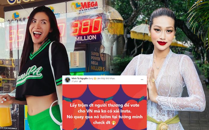 'Chôm' điện thoại của bạn trai để bình chọn cho Thiên Ân tại Miss Grand, Minh Tú nhận cái kết 'ngã ngửa'