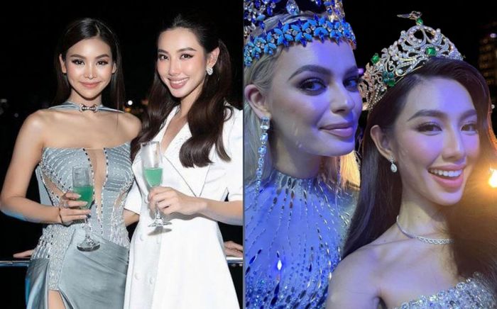 Những lần Hoa hậu Thùy Tiên đọ sắc với các mỹ nhân quốc tế: Engfa xẻ sâu cũng không giật được spotlight
