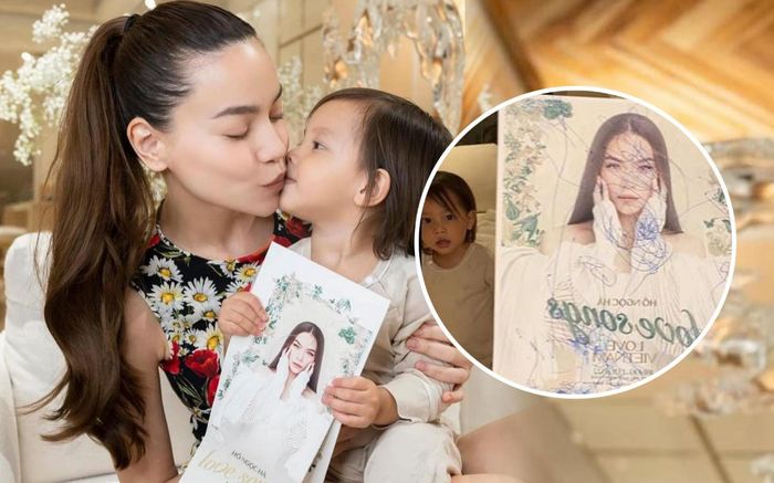 Hồ Ngọc Hà 'khóc không ra tiếng' khi bị con gái cưng Lisa vẽ 'nát mặt'