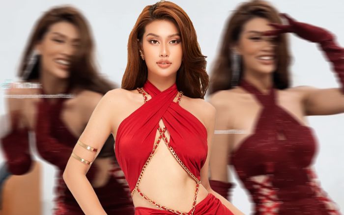 'Đầu bù tóc rối' nhảy nhót trong hậu trường, Hoa hậu Thiên Ân vẫn khiến dân mạng say như 'điếu đổ'!