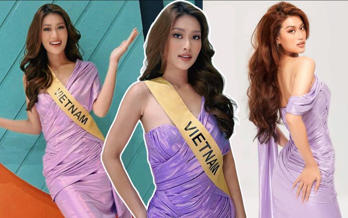 Chạm mốc nửa triệu người theo dõi, Thiên Ân khoe vẻ đẹp gây thương nhớ với sắc tím mộng mơ