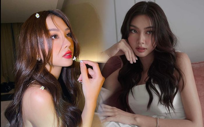 Hoa hậu Mai Phương khoe nhan sắc xinh như nàng thơ, hóa ra là 'chị em sinh đôi' của Thùy Tiên?