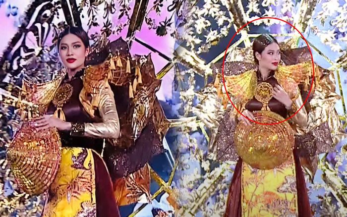 'Miss meme' Thiên Ân trợn tròn mắt khi xử lý sự cố của 'Trúc Chỉ': Tấu hài hay thi hoa hậu?