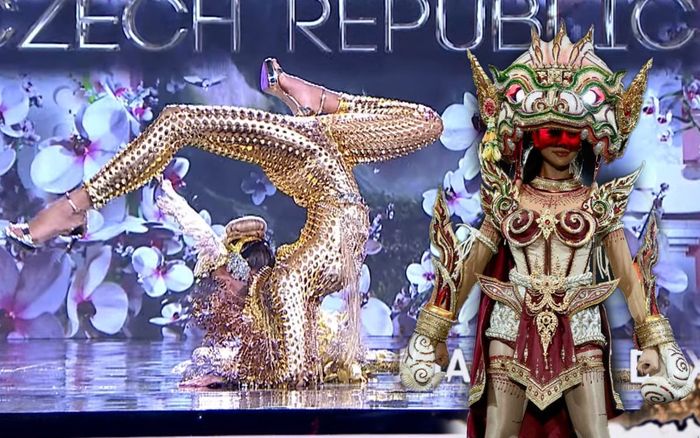 U là trời, đại diện Cộng Hòa Séc múa Yoga trên sân khấu Miss Grand: 'Cú đấm' của chị đại Engfa đã là gì?