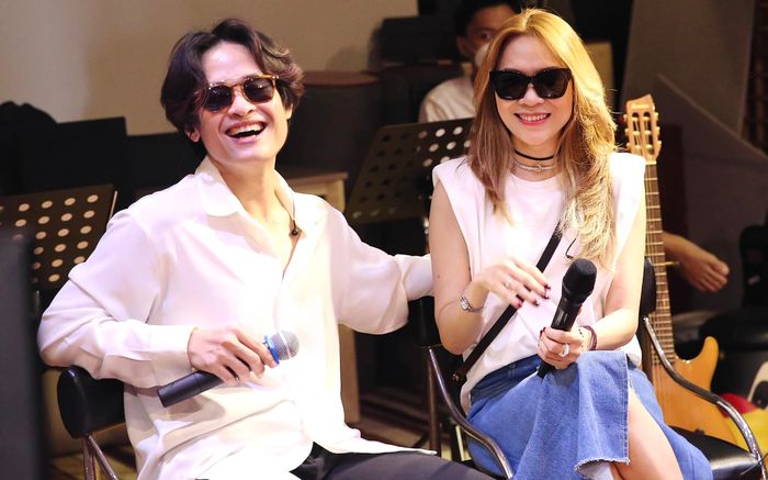 Mỹ Tâm - Hà Anh Tuấn diện đồ đôi tập luyện cho liveshow 'Tri Âm', hé lộ ca khúc song ca khiến fan bất ngờ