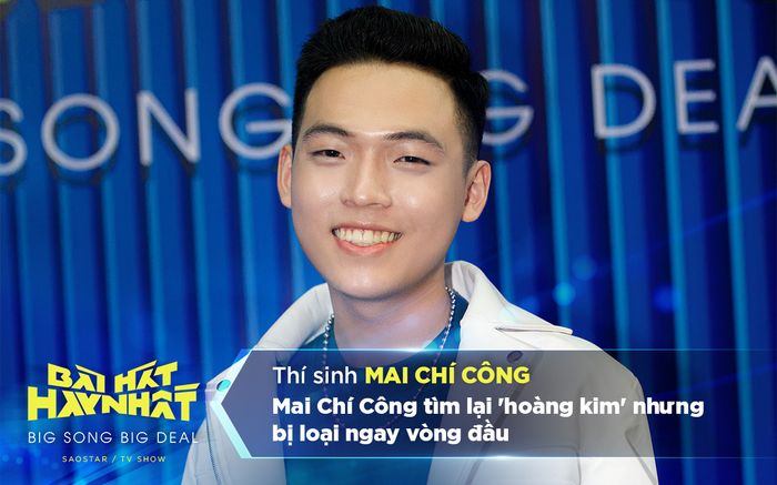 Mai Chí Công tìm lại 'hoàng kim' nhưng bị loại ngay vòng đầu