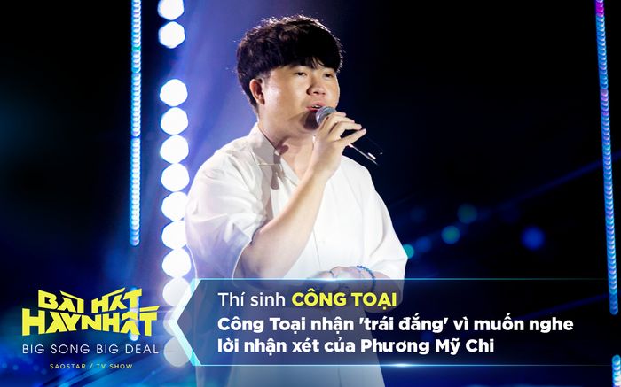 Công Toại nhận 'trái đắng' vì muốn nghe lời nhận xét của Phương Mỹ Chi