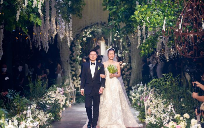 '1001 khoảnh khắc' hạnh phúc trong lễ cưới Đỗ Mỹ Linh và thiếu gia Đỗ Vinh Quang