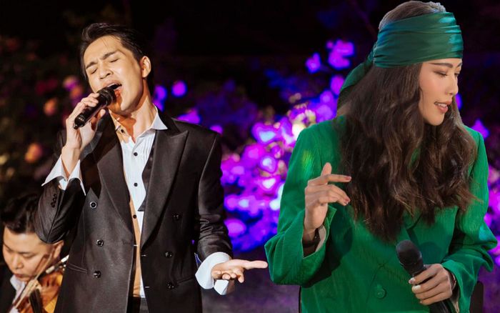 'Lẻ bóng' hát nhạc buồn trên sân khấu, Bạch Công Khanh vẫn bị dân mạng liên tục 'gán ghép' với Nam Em