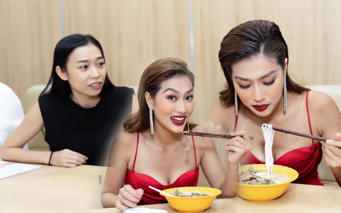 Ba Lùi Nguyên Thảo mang bún bò ra sân bay đón Thiên Ân: Cô bạn cùng phòng chu đáo nhất quá đất