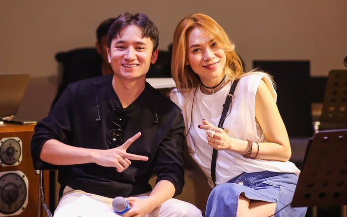 Mỹ Tâm hội ngộ Phan Mạnh Quỳnh tập nhạc, hứa hẹn với khán giả một điều trong đêm liveshow?
