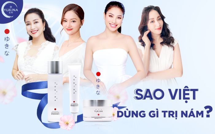 Hội mẹ bỉm sữa showbiz Việt dùng Yukina xóa nám hồi xuân