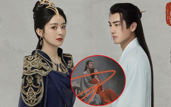 Triệu Lệ Dĩnh bị bắt gặp ngồi trọn trong lòng Lâm Canh Tân, trang phục của mỹ nhân mới gây chú ý