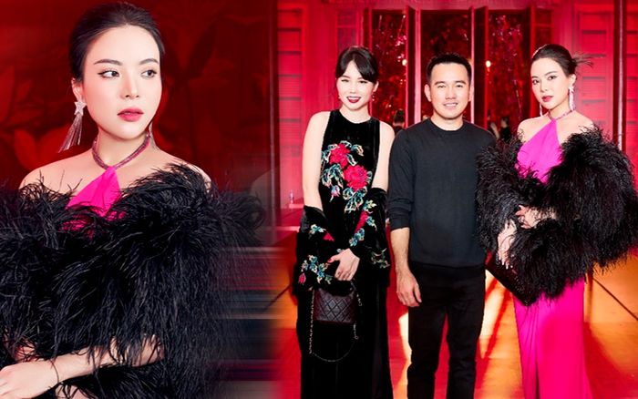 Chị Ông Địa bị ném đá vì mặc đồ 'chả giống ai' tại show thiết kế của Lê Thanh Hoà