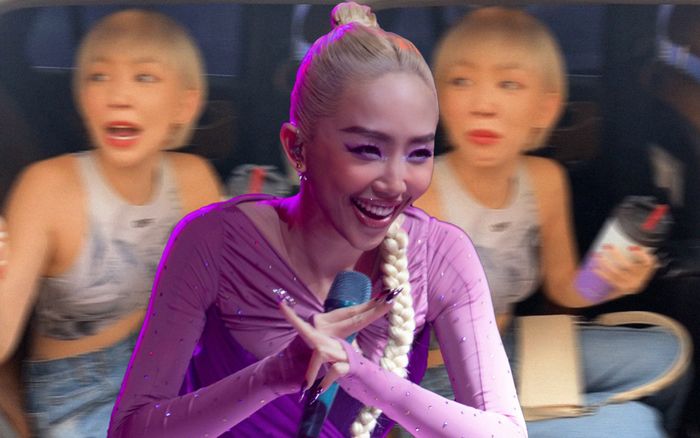 Phản ứng của Tóc Tiên khi lên xe ra về nhưng vẫn bị fan theo tận chân để... đòi quà!