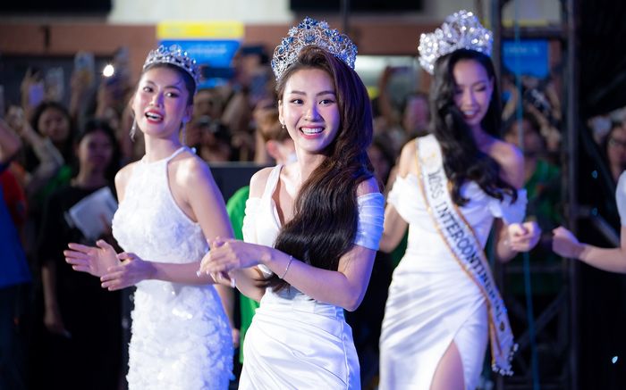 Hoa hậu Bảo Ngọc, Mai Phương cùng Á hậu Phương Nhi, Ngọc Thảo tưng bừng phát động Miss HUTECH 2023