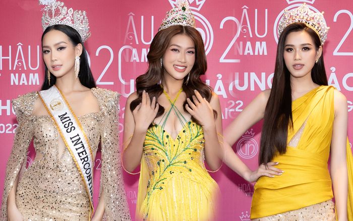 Cả một trời nhan sắc phủ kín trên thảm đỏ Chung khảo HHVN: Thiên Ân chiếm trọn spotlight