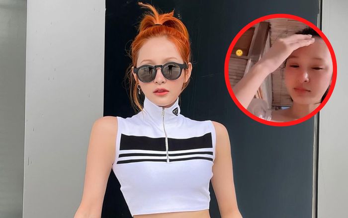 Hậu nghi vấn mang bầu, Hiền Hồ bị lộ ảnh mặt mộc sưng vù thiếu chân mày