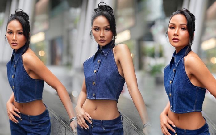 Hoa hậu H'Hen Niê diện áo quây khoe body 'mướt mắt': Mặc đồ kín bưng mà vẫn gợi cảm hết nấc