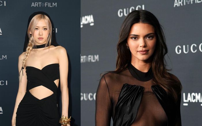 Sắc đen bao trùm LACMA 2022: Rosé bớt nhạt nhòa, Kendall Jenner hở bạo
