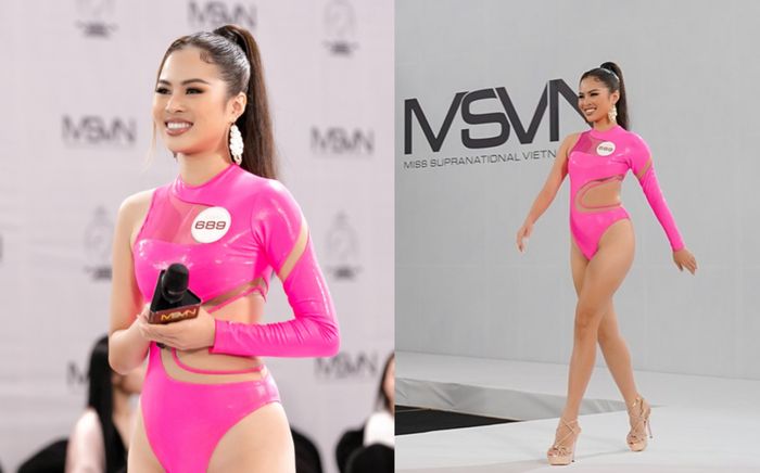 Sở hữu chiều cao tựa Thảo Nhi Lê, nữ MC song ngữ được kỳ vọng tại Hoa hậu Siêu Quốc gia Việt Nam 2022