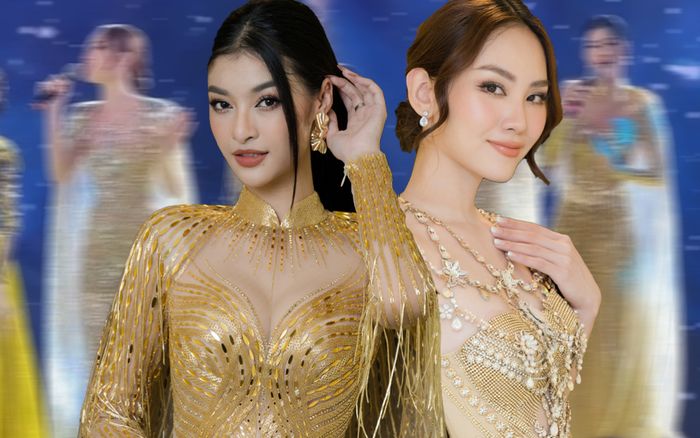 Diện lại váy của Thùy Tiên trình diễn trên sân khấu: Hoa hậu Mai Phương - LONA Kiều Loan tỏa sáng hết cỡ!