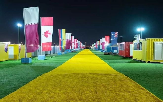 Bên trong ngôi làng độc đáo dành riêng cho cổ động viên World Cup 2022