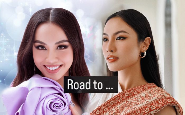 Á hậu Thủy Tiên treo hashtag 'Road to' lên MXH, fan vỡ òa: Đeo sash Miss Charm Vietnam 2023 liền đi chị