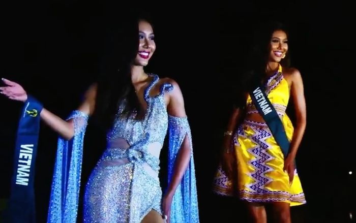 Đại diện Việt Nam tại Miss Earth: Trình diễn trong không gian tối om, khó toả sáng dù diện đầm lộng lẫy