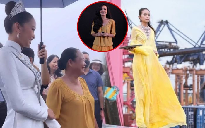 Bộ trang phục tưởng chừng quê mùa nhưng đầy ý nghĩa của Ngọc Châu tại Road To Miss Universe