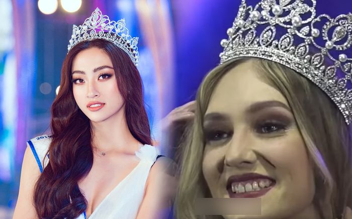 Ô kìa lạ quá, vương miện của Hoa hậu Lương Thùy Linh bỗng xuất hiện tại một cuộc thi quốc tế