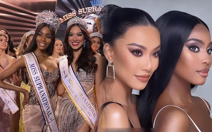 Á hậu Kim Duyên đọ nhan sắc cùng đương kim Hoa hậu Siêu quốc gia: Thần thái có đủ 'chặt đẹp'?