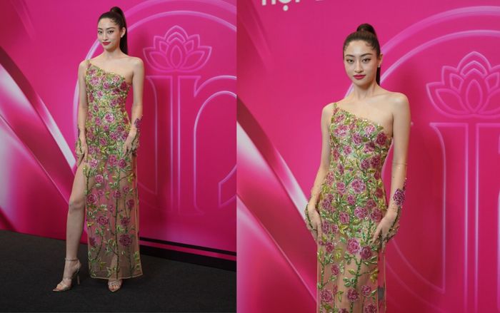 Lương Thùy Linh táo bạo với áo dài xuyên thấu, mỏng manh như cánh chuồn