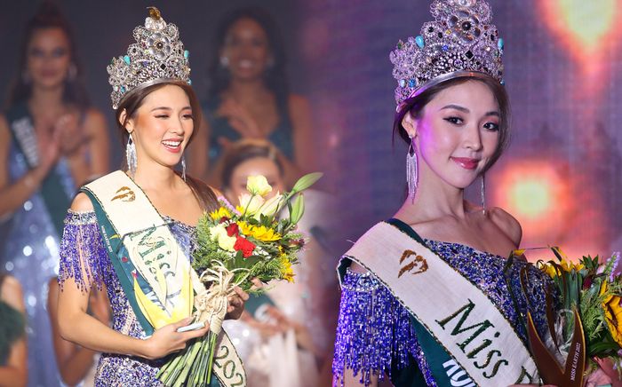 Tân Miss Earth 'nuốt mic' trả lời phỏng vấn: Cuốn hút không thua kém gì các Miss Universe