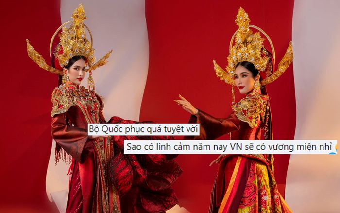 'Hoa trạng nguyên' của Phương Anh lộ diện, fan gật đầu lia lịa: Trao giải Best National Costume liền đi