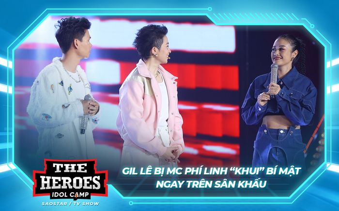 Gil Lê đỏ mặt khi bị MC Phí Linh 'khui' bí mật trước khán giả