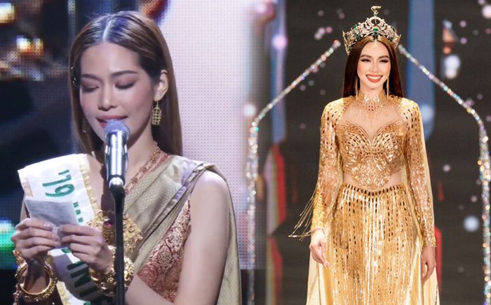 Đương kim Miss International cầm giấy đọc tiếng Nhật, netizen nhớ đến màn 'bắn' 4 thứ tiếng của Thùy Tiên