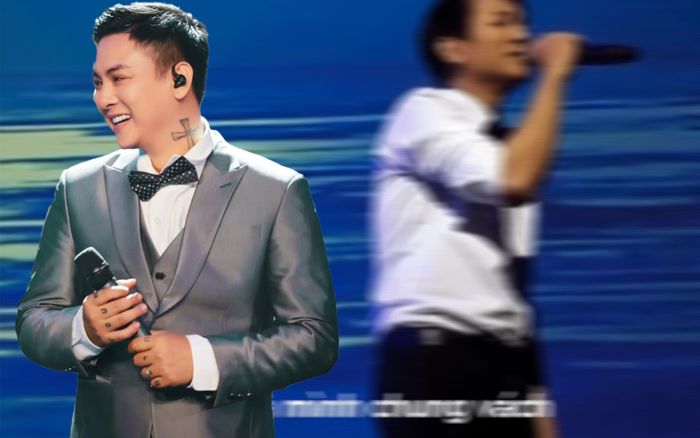 Hoài Lâm có hành động chứng minh bản thân không hát nhép trên sân khấu