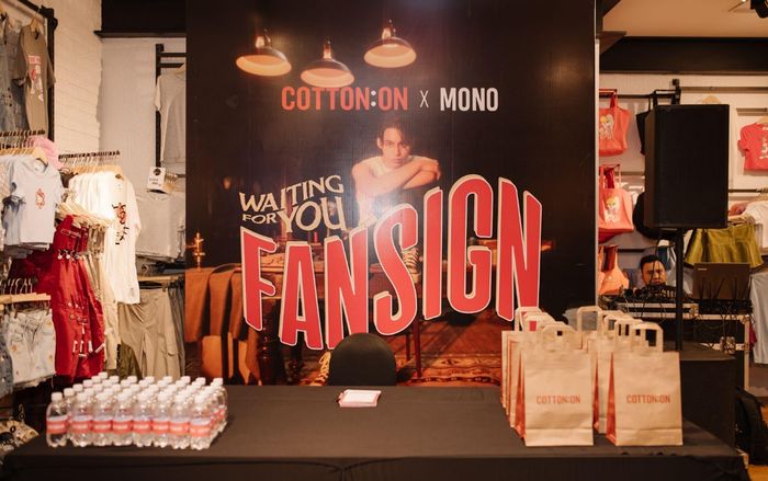 Fansign độc quyền của MONO đồng hành cùng Cotton on