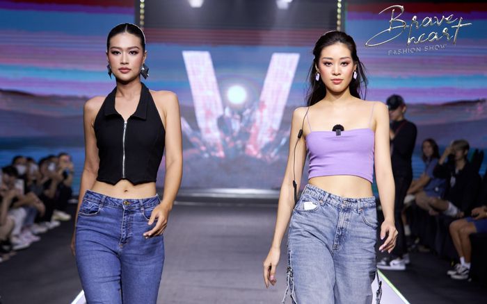 Rần rần khoảnh khắc Hoa hậu Khánh Vân và Hoa hậu Đoàn Thiên Ân sải bước catwalk
