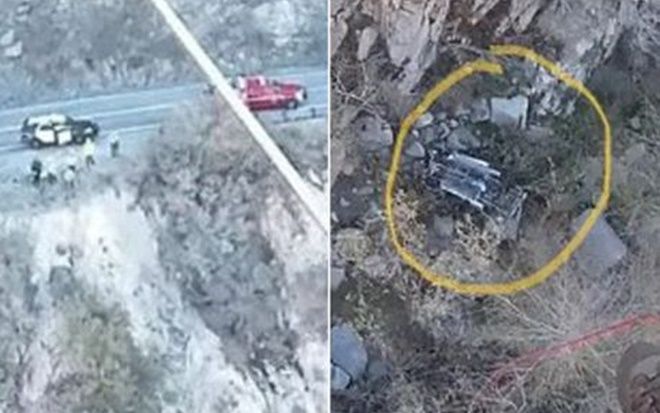 Ô tô lao đầu xuống hẻm núi, cặp đôi xoay 180 độ vẫn sống sót thần kỳ