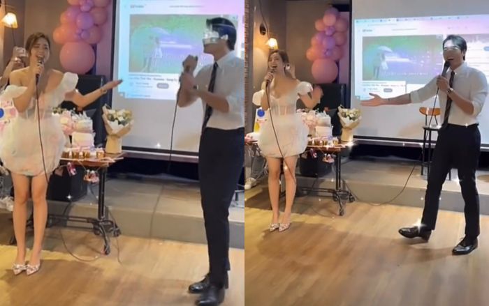 Không còn 'phim giả tình thật', Đình Tú ngọt ngào bên Huyền Lizzie dưới 'mưa tình yêu'