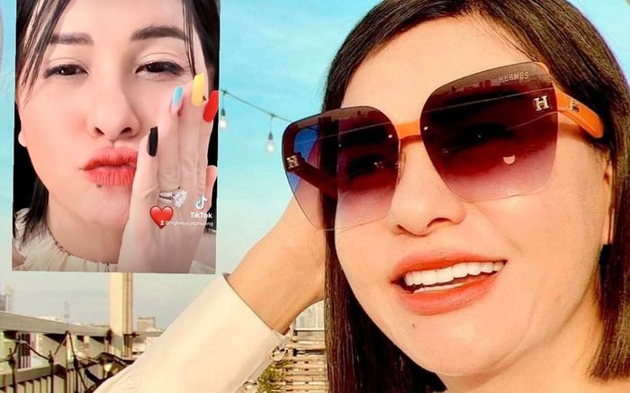 Hậu chia tay Kiều Minh Tuấn, Cát Phượng khoe nhẫn ngón áp út nhắn nhủ đến ai đó: 'Cảm ơn anh đã đến