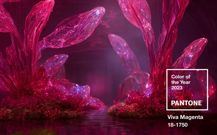 Bắt kịp xu hướng thời trang 2023 cùng Pantone 18-1750 Viva Magenta