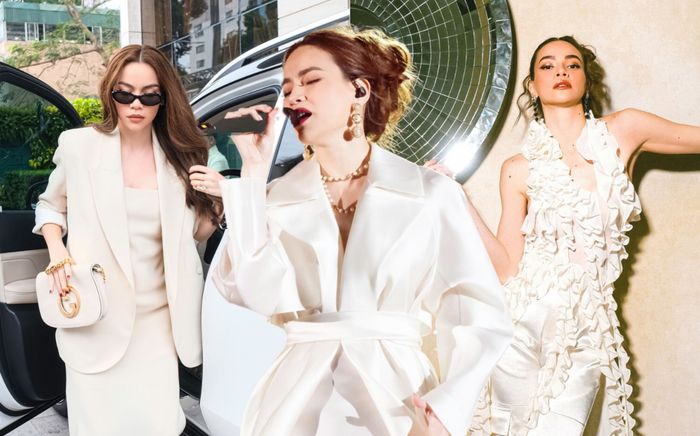 Nữ hoàng giải trí Hà Hồ mang mệnh Kim, cứ diện màu trắng là thần thái ngút ngàn