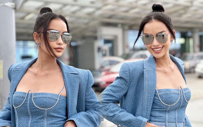 Ngọc Châu 'khai hoả' với outfit quyền lực tại Miss Universe: Đồ ít nhưng chất lượng khỏi chê